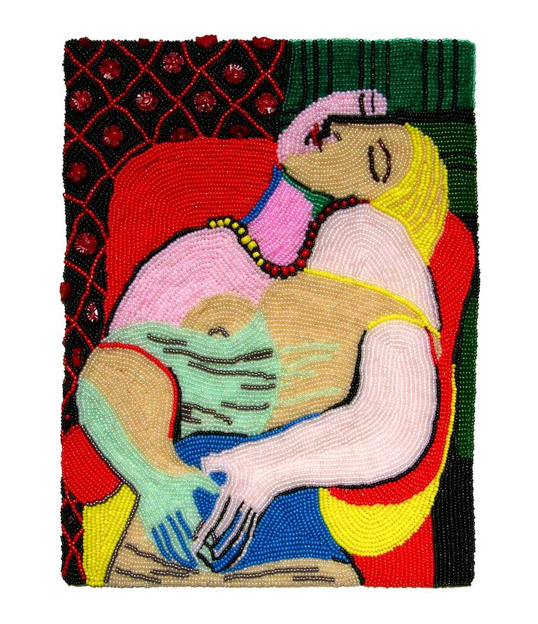 Print of Pop Art Women Mixed Media by Peggy Dembicer