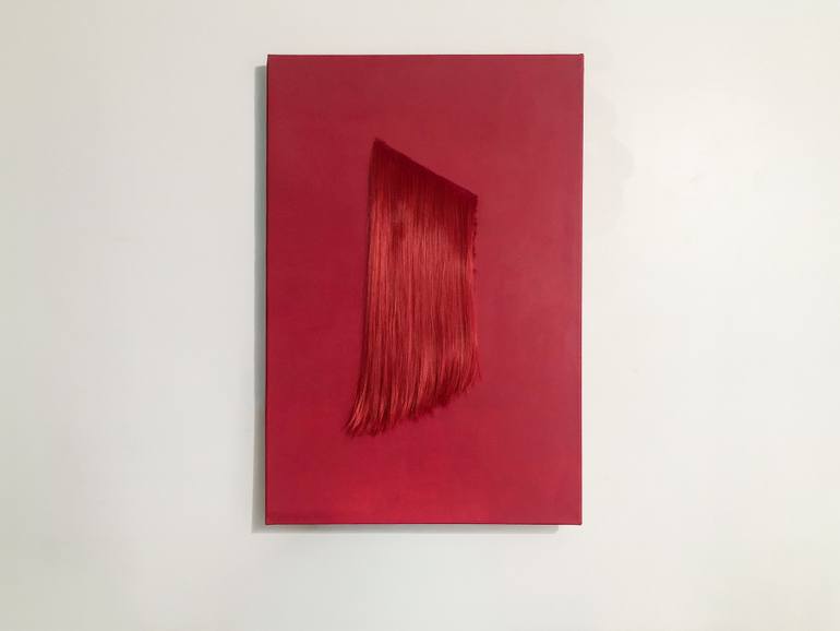 Original Black & White Abstract Painting by Sasha Mingia