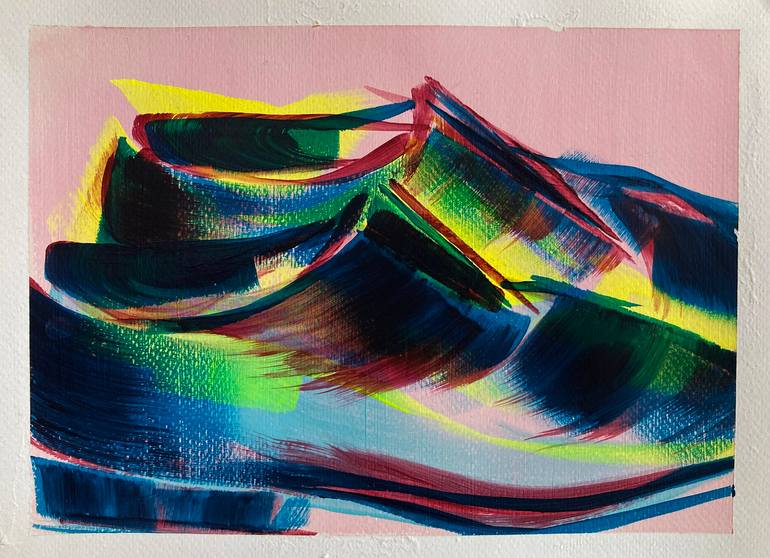 Original Pop Art Fashion Painting by Iva Horecna