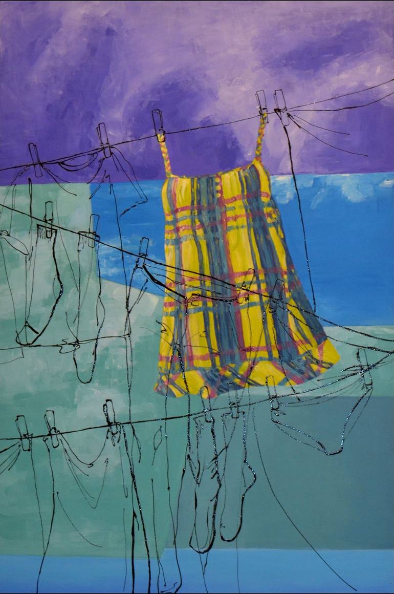 Original Figurative Fashion Painting by DušKa Mamlić