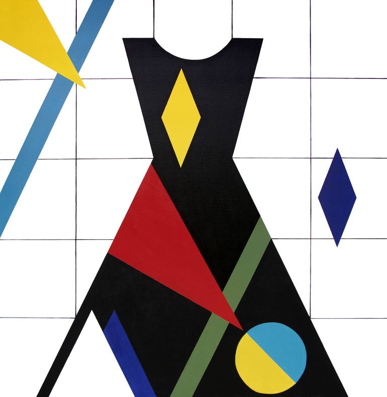 Original Conceptual Women Painting by Daria Konshtik