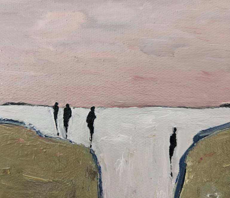 Original Abstract Expressionism Landscape Painting by Mariusz Makula